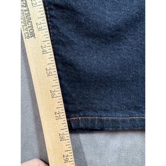 Mott and Bow Mom Grand Jeans Womens Size 31 High Rise Dark Wash Denim Stretch - Picture 8 of 12